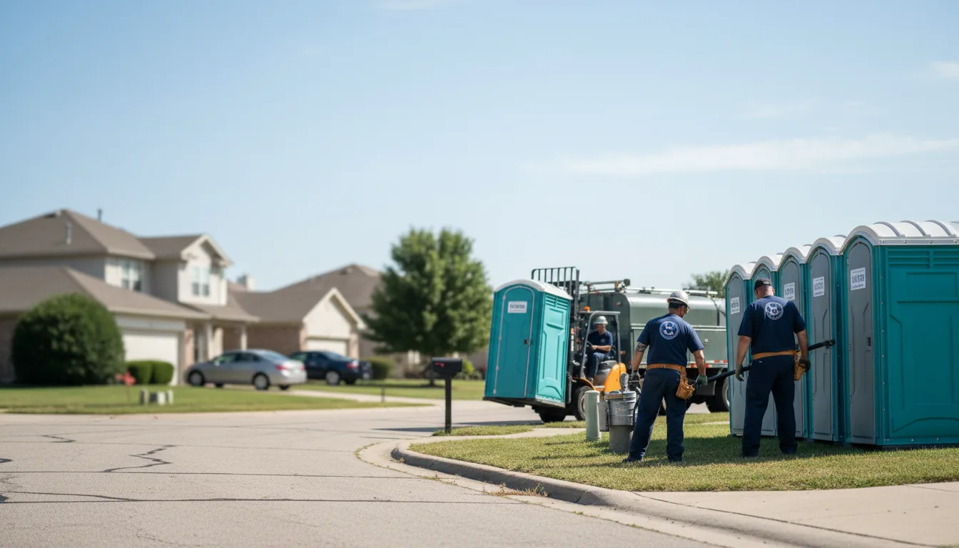 Porta Potty Rental in Oakford, IL near me